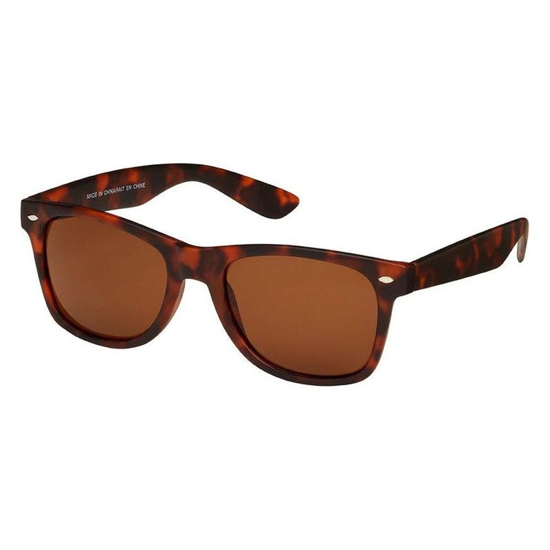 Classic Sunglasses - Matte Tortoise Frame/Brown Lens