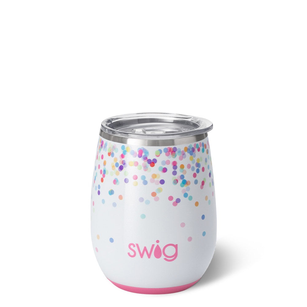 Swig 14 oz. Stemless Wine Cup - Confetti