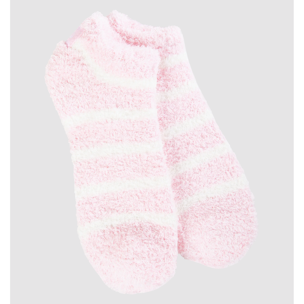 Cozy Low Socks - Candy Stripe