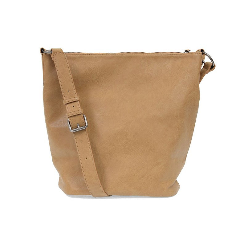 Nori Crossbody Bucket Bag Convertible Tote - Wheat
