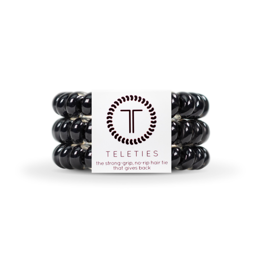 Teleties - Large Hair Ties - Jet Black