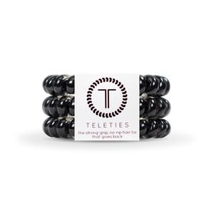 Teleties - Large Hair Ties - Jet Black