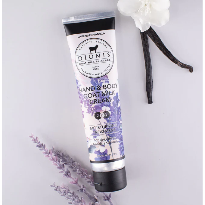 Lavender Vanilla Hand & Body Goat Milk Cream