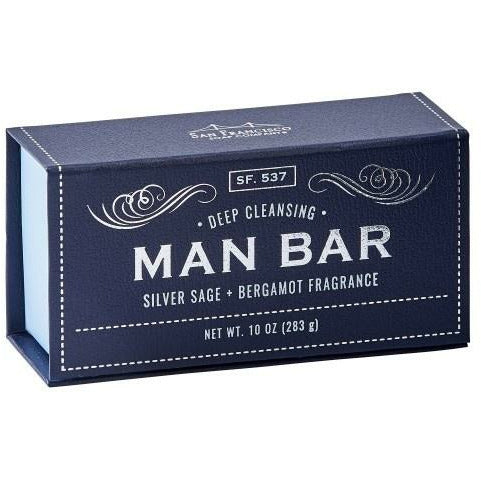 MAN BAR - Deep Cleansing Silver Sage & Bergamot (10 oz)