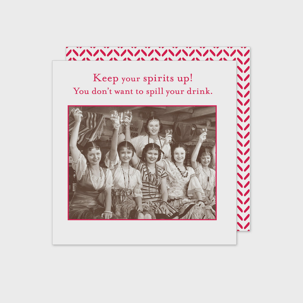 Keep Your Spirits Up Beverage Napkins