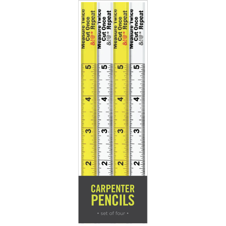 Carpenter Pencils - Set of 4