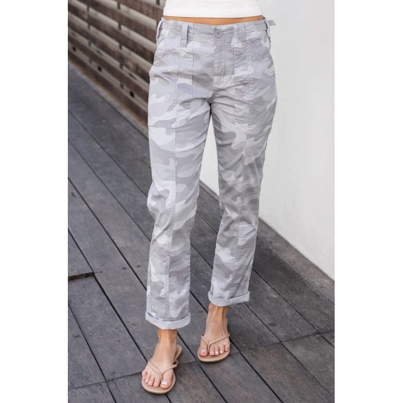 Grace and Lace Camper Cargo Pants - Camo