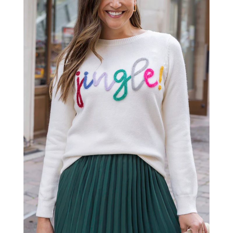 Grace and Lace Festive Holiday Sweater - Tinsel Jingle