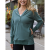 Grace and Lace Slouchy Hooded Tunic - Cape Bay