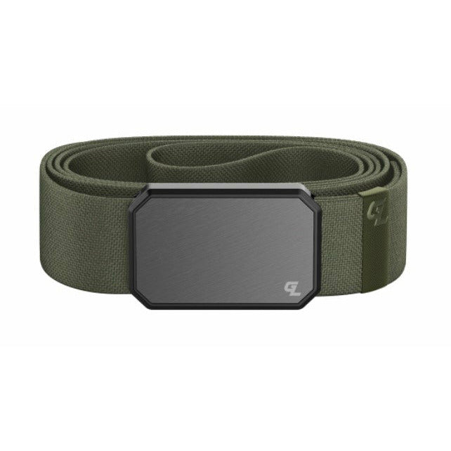 Groove Belt - Olive - Gunmetal