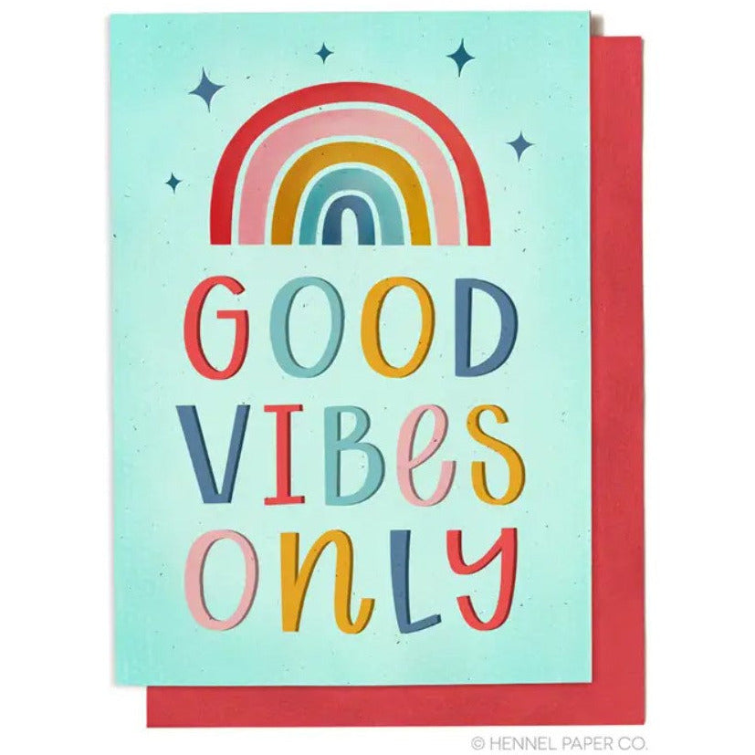 Hello Card - Good Vibes Only