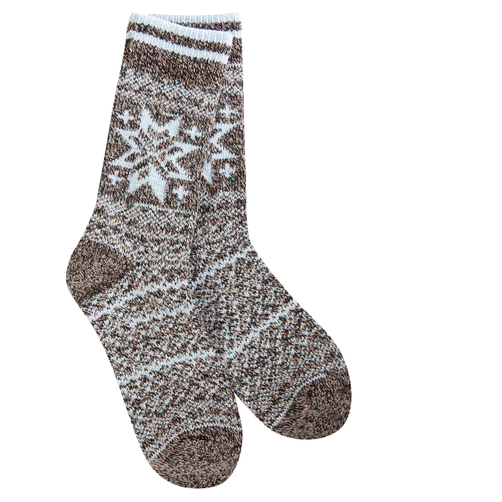 Holiday Confetti Crew Sock - Blue Multi