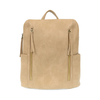 Raegan Double Zipper Backpack - Buff