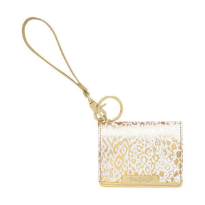 Lilly Pulitzer Snap Card Case - Gold Pattern Play