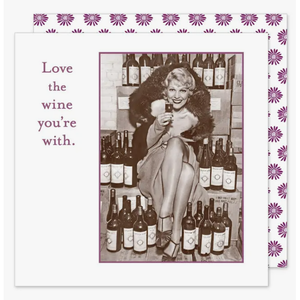 Love Wine With Beverage Napkins