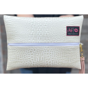 Makeup Junkie Bags - Large - Shade of Pearl