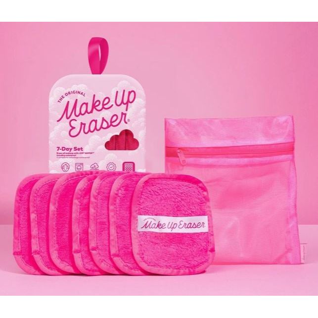 Pink 7-Day Set Makeup Eraser
