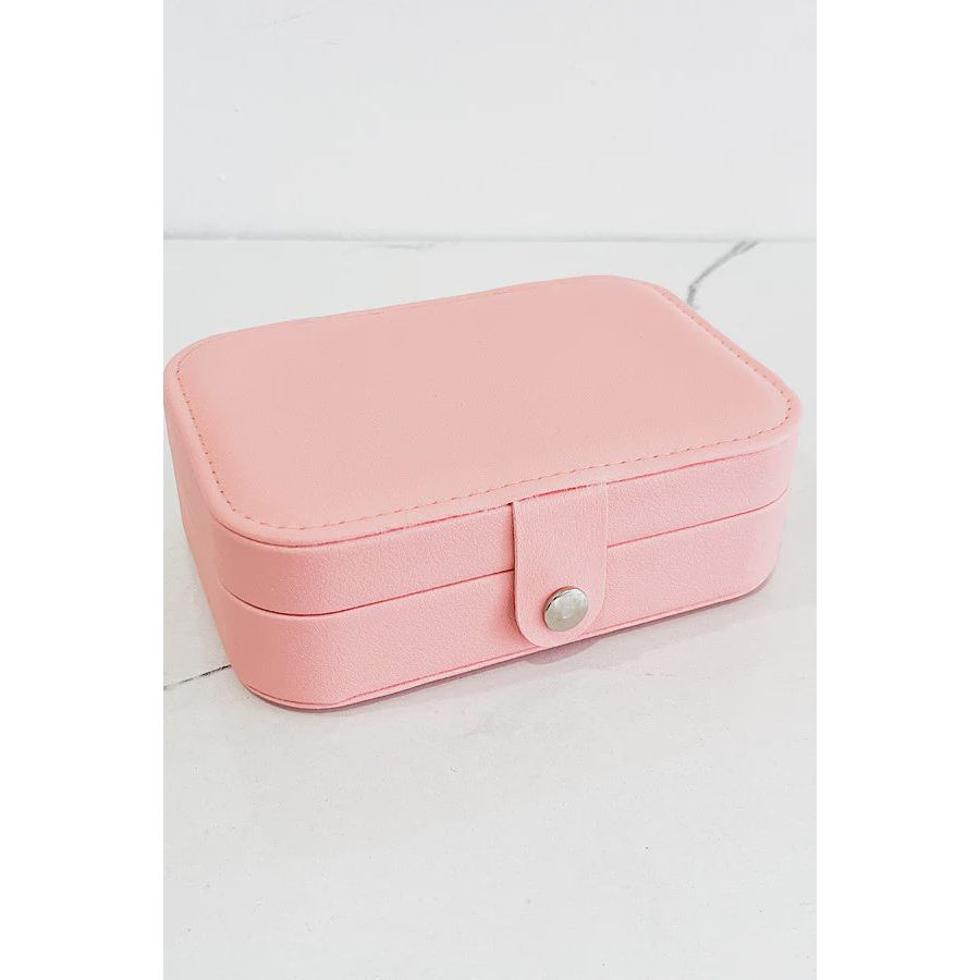 Travel Jewelry Box - Light Pink