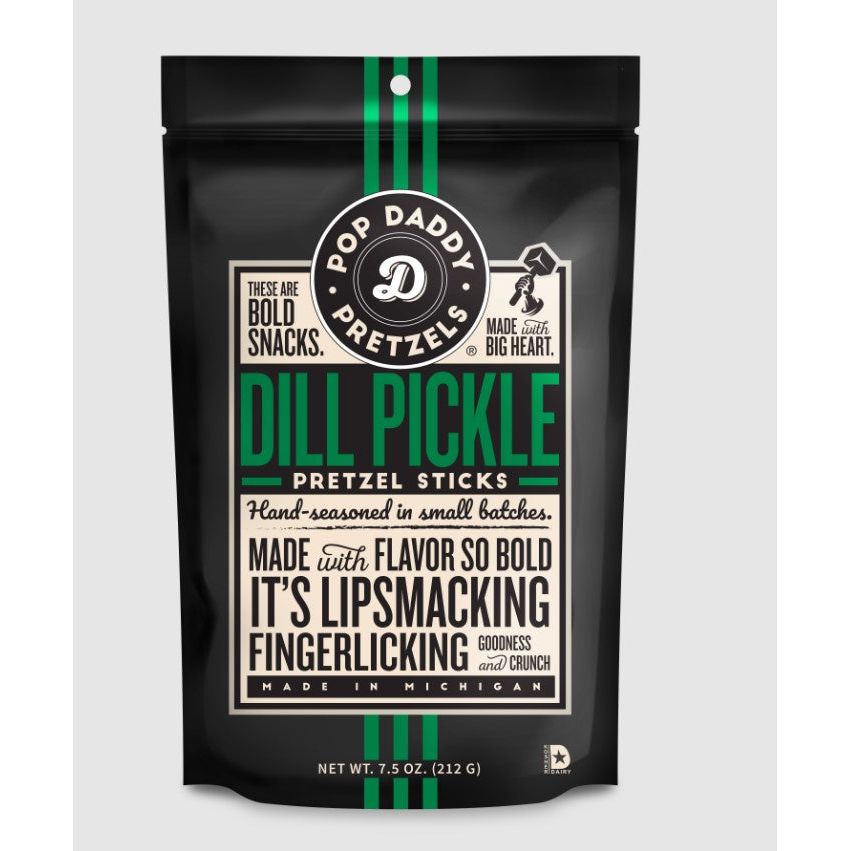 Pop Daddy - Dill Pickle Seasoned Pretzels