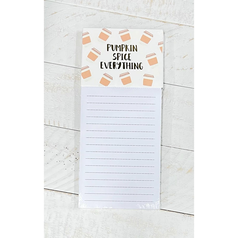 Magnetic Notepad - Pumpkin Spice Everything