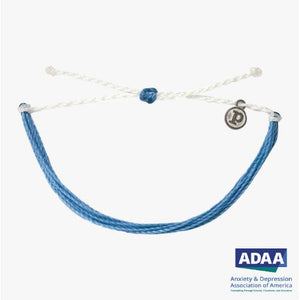 Pura Vida Charity Bracelet -Anxiety Disorder Awareness
