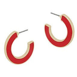 2 Sided Colored Hoops - Red
