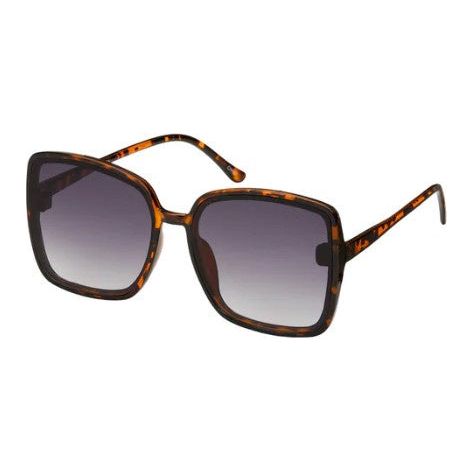 Rose Oversized Square Sunglasses - Dark Tortoise/Smoke Gradient Lens
