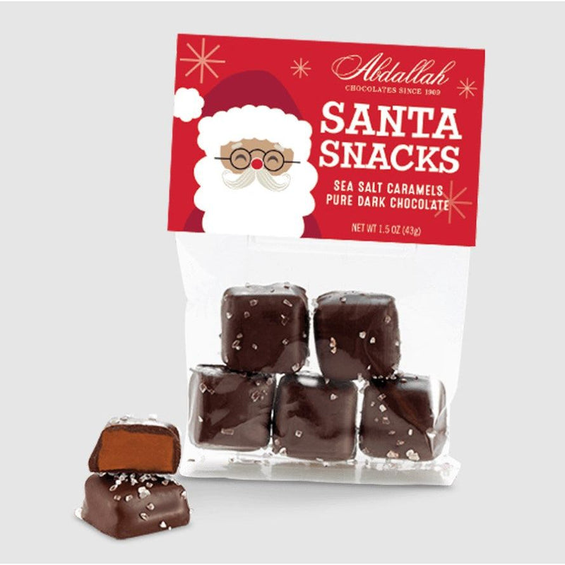 Santa Snacks - Dark Chocolate Sea Salt Caramels