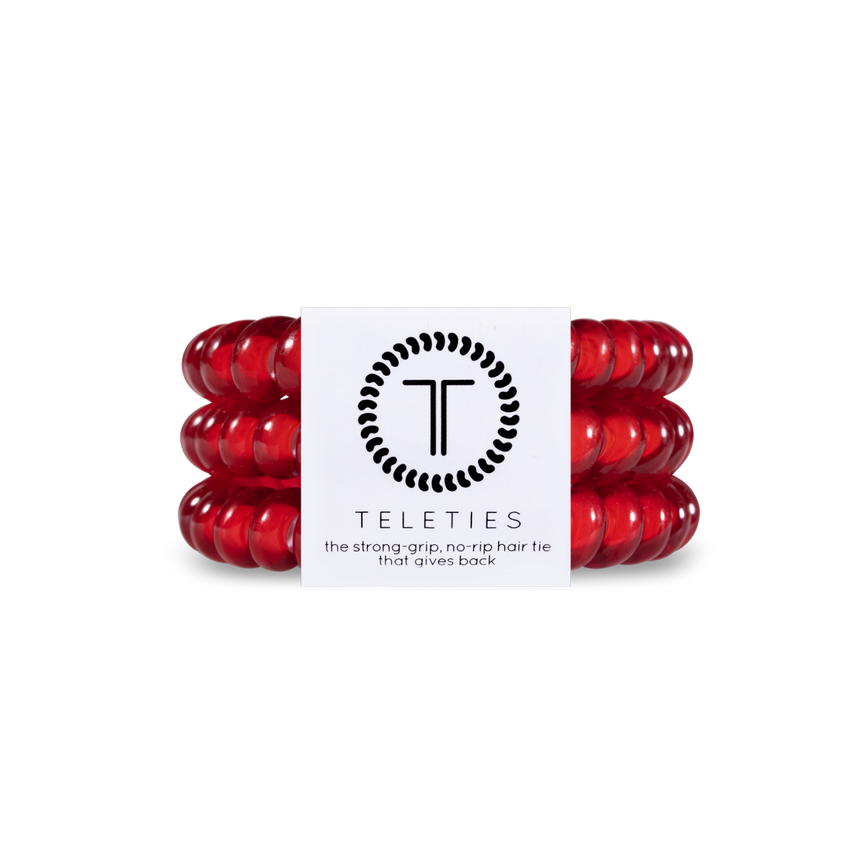 Teleties - Small Hair Ties - Scarlet Red