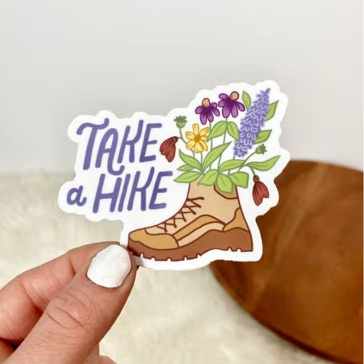 "Take a Hike" Nature Sticker