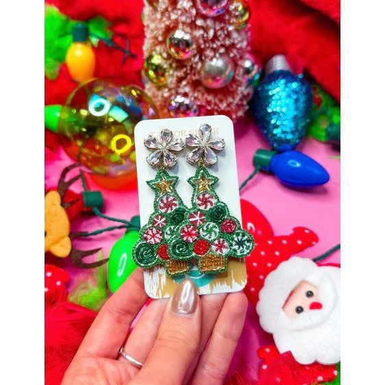 Taylor Shaye Designs - Carol Christmas Tree Earrings
