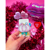 Taylor Shaye Designs - Glitter Hinge Hoops - Baby Pink