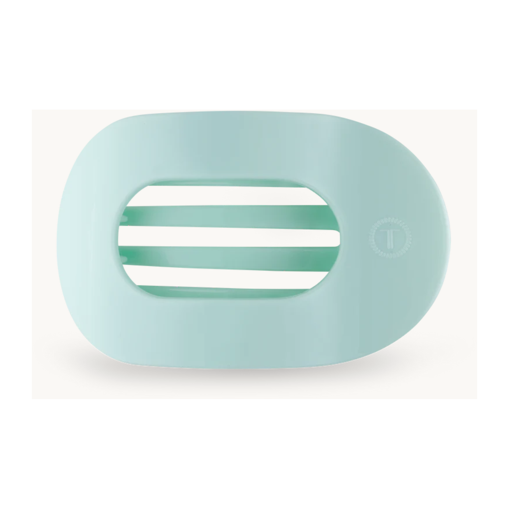 Teleties - Large Mint to Be Flat Round Hair Clip