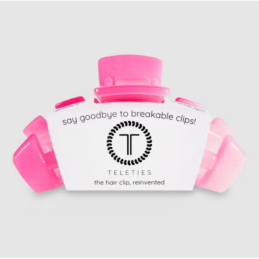 Teleties Pink Ombre Classic Large Hair Clip Bless Your Heart Boutique