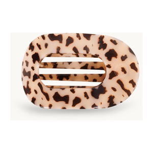 Teleties - Medium Blonde Tortoise Flat Round Hair Clip