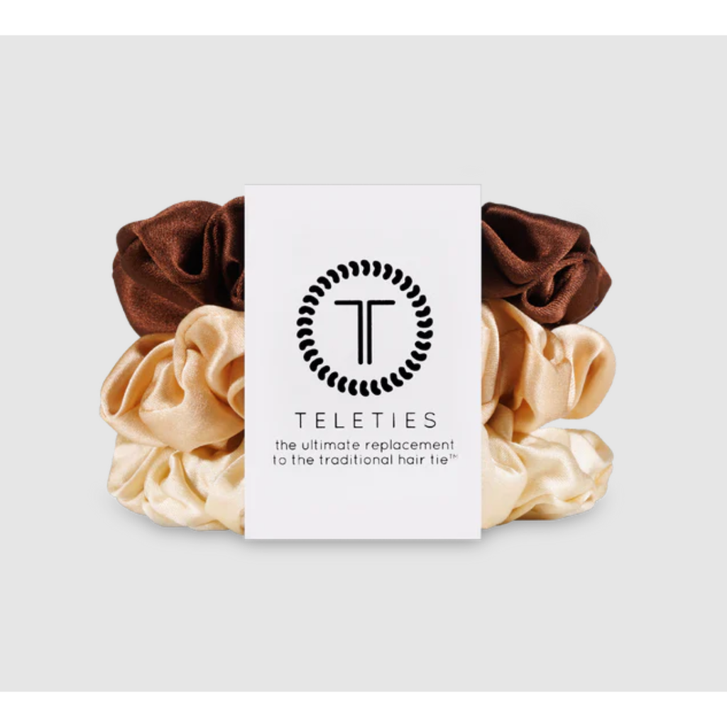 Teleties - For The Love of Nudes Small Scrunchie (Set of Three)